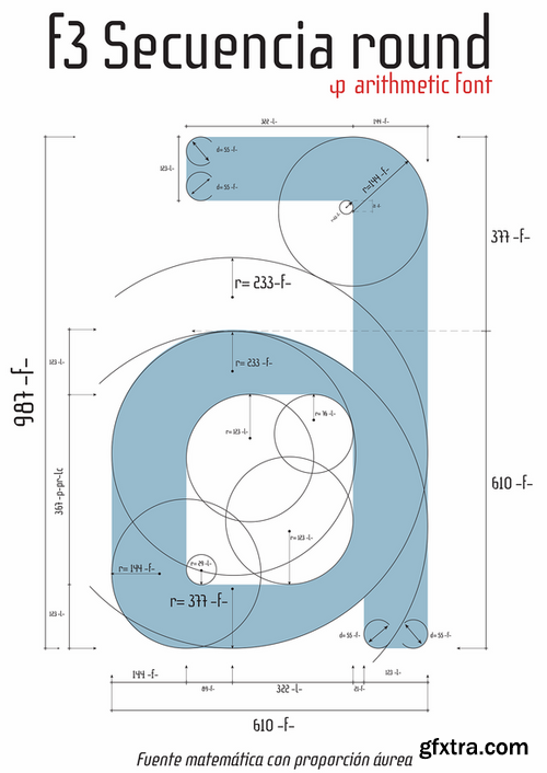 CM - f3 Secuencia Round font 714199