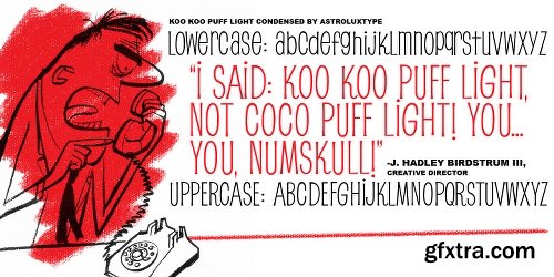 Koo Koo Puff Font Family - 2 Fonts