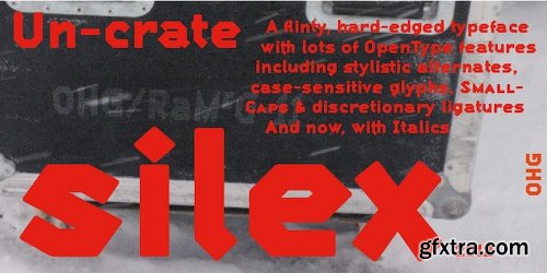 Silex Font Family - 4 Fonts