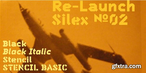 Silex Font Family - 4 Fonts