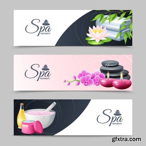 Spa banner - 8 EPS