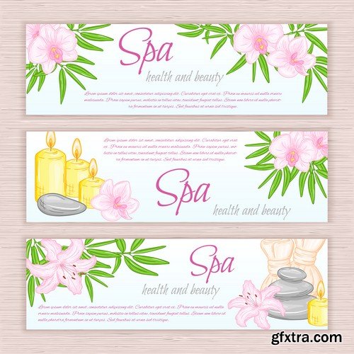 Spa banner - 8 EPS