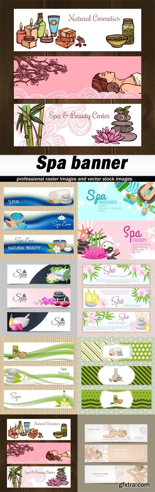 Spa banner - 8 EPS