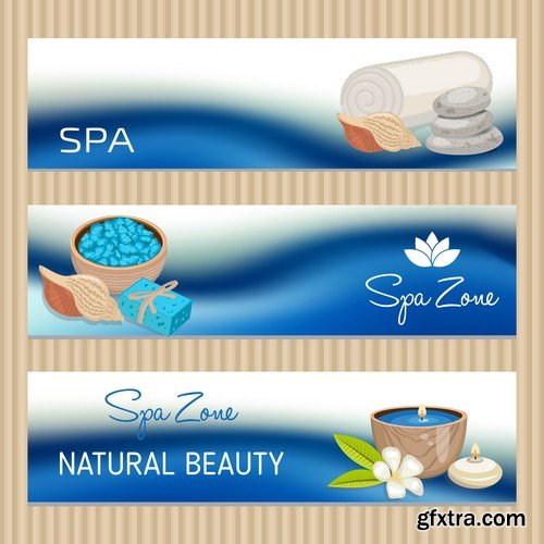 Spa banner - 8 EPS