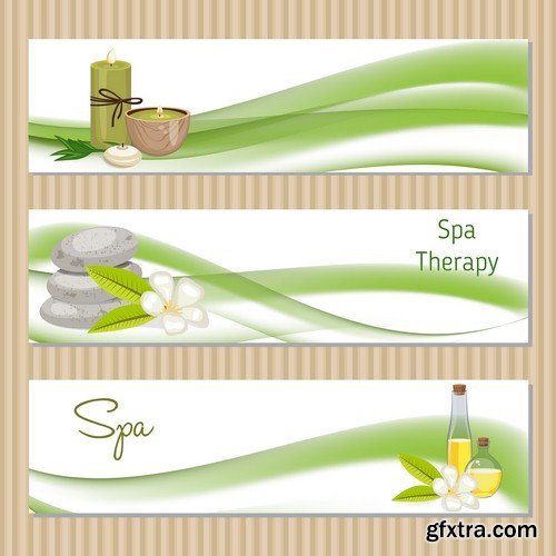 Spa banner - 8 EPS