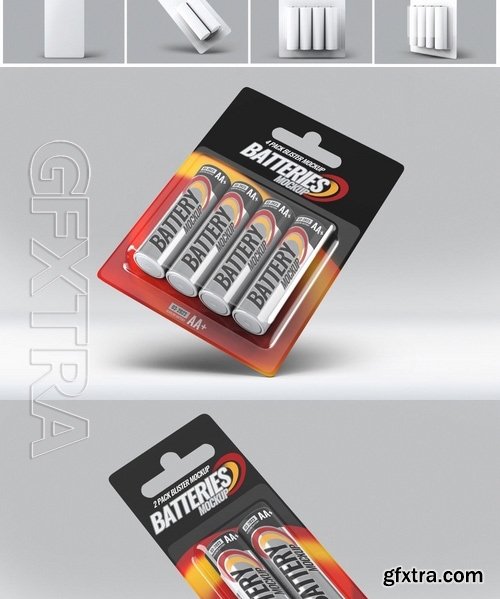 Battery Blister Pack Mock-Up