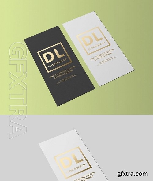 DL Flyer Mock-Up Foil Stamping Edition