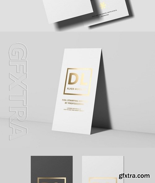 DL Flyer Mock-Up Foil Stamping Edition