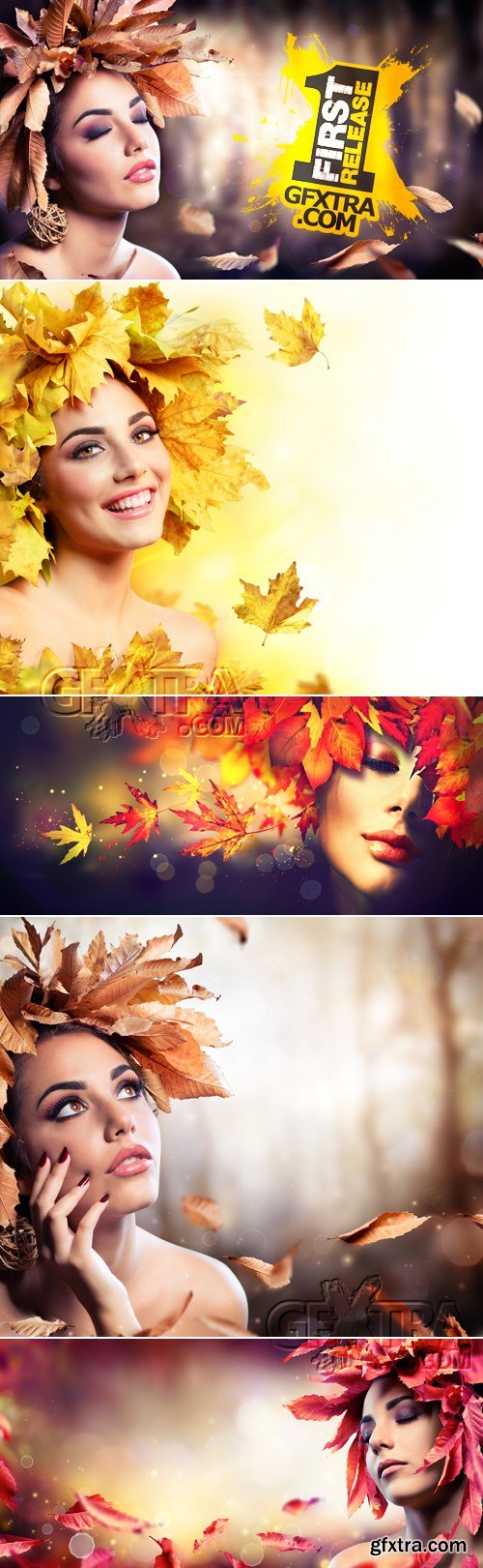 Stock Photo - Autumn Woman 3