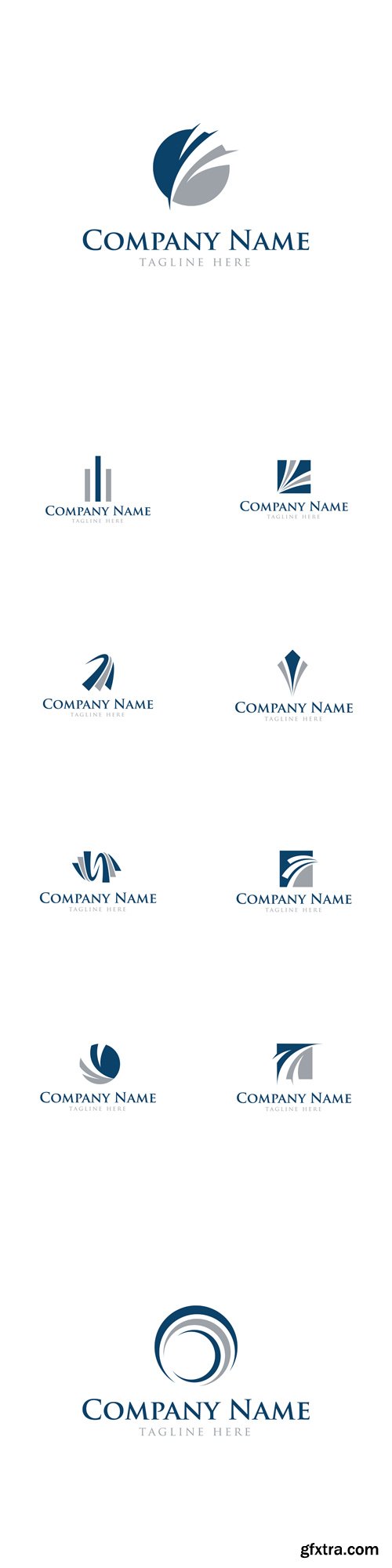 Vector Set - Abstract Business Finance Logos