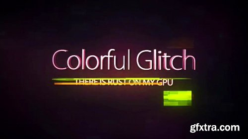 Videohive Colorful Glitch Reveal HD 15760263