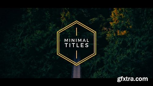 Videohive Minimal Titles & Lower Thirds 17156267