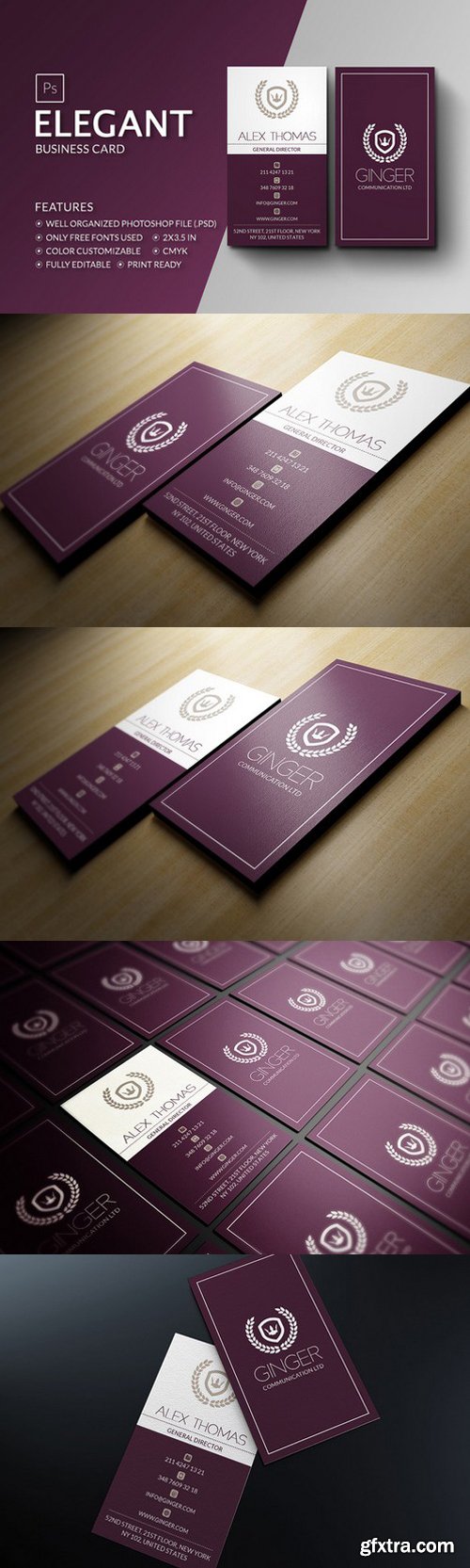 CM - Elegant Business Card 831773