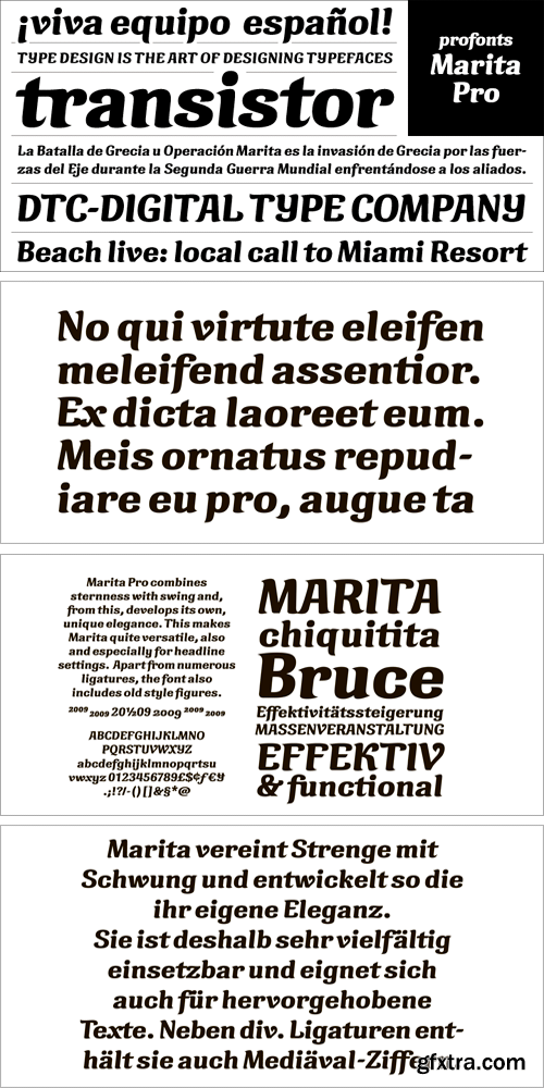 Marita Pro Font Family