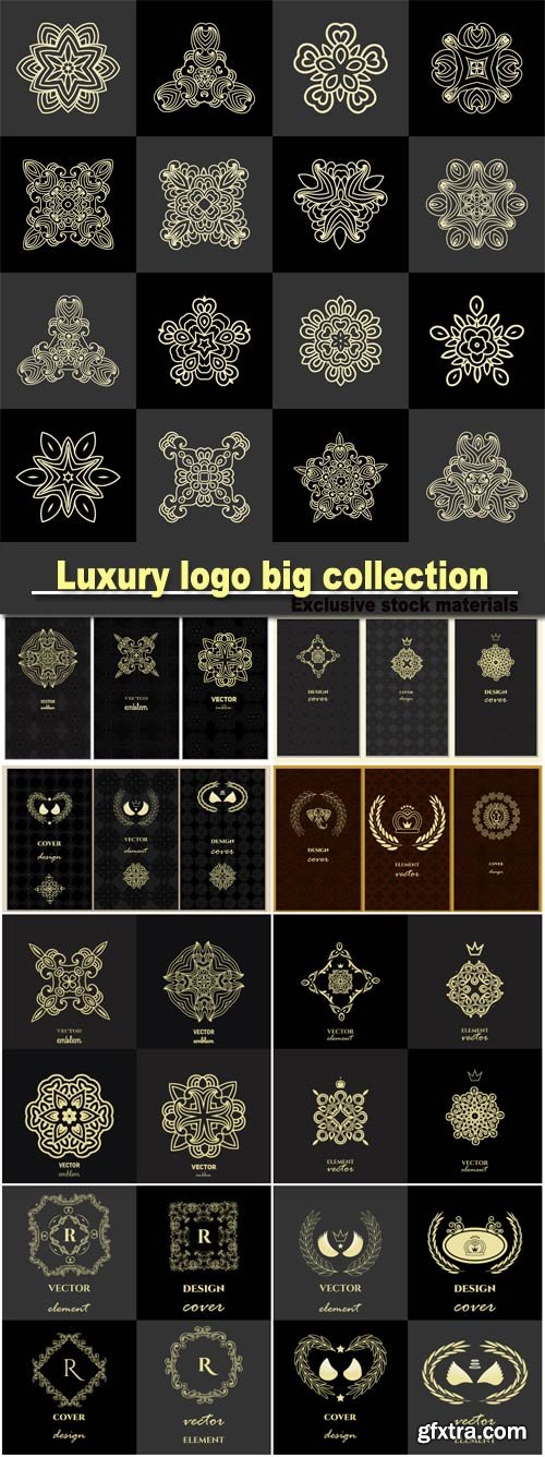 Luxury logo big collection