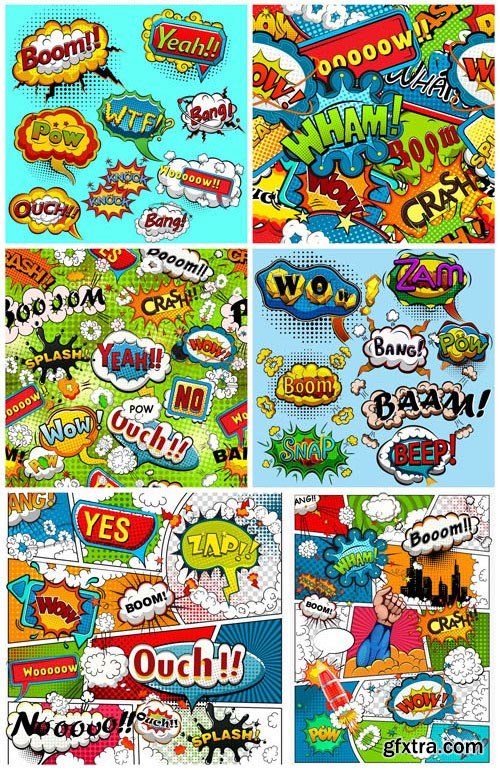 Comic Speech Bubbles - 12xEPS