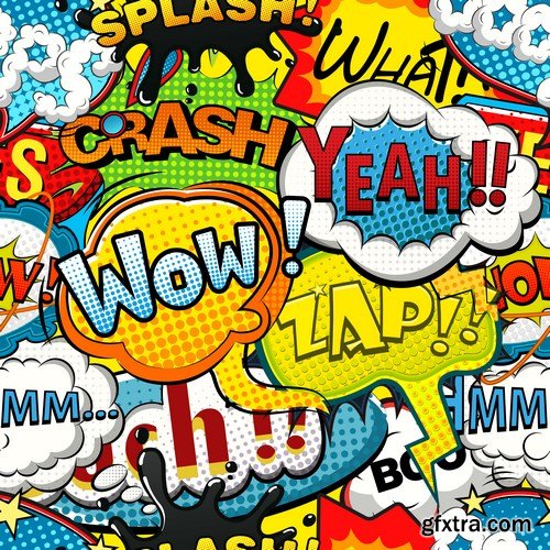 Comic Speech Bubbles - 12xEPS