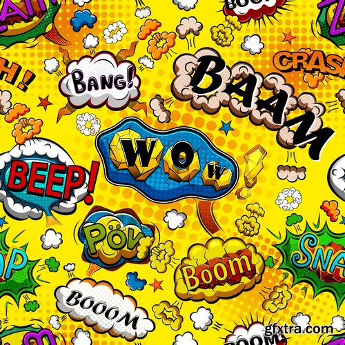 Comic Speech Bubbles - 12xEPS