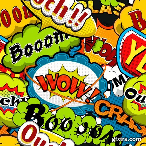 Comic Speech Bubbles - 12xEPS