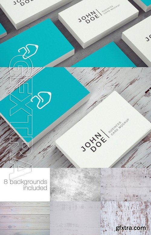 85x55 Business Card Mockup v2