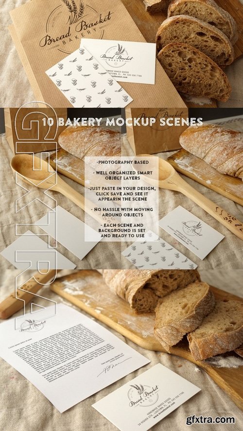 Bakery branding Mockup