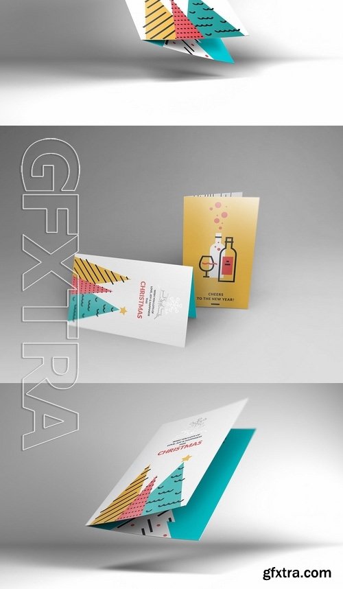 Invitation Greeting Card Mockups