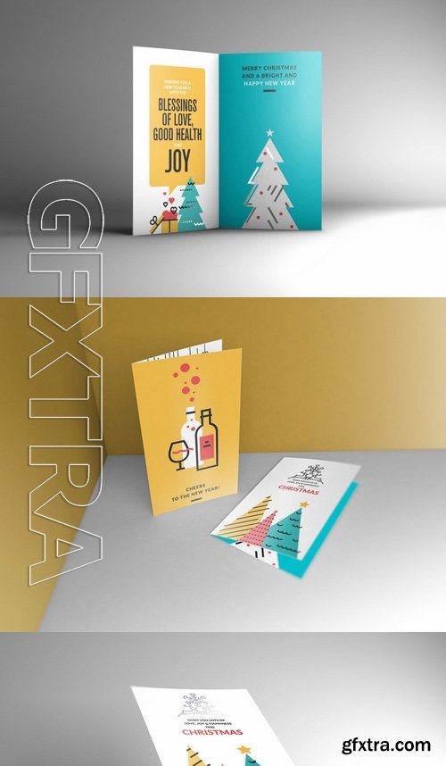 Invitation Greeting Card Mockups