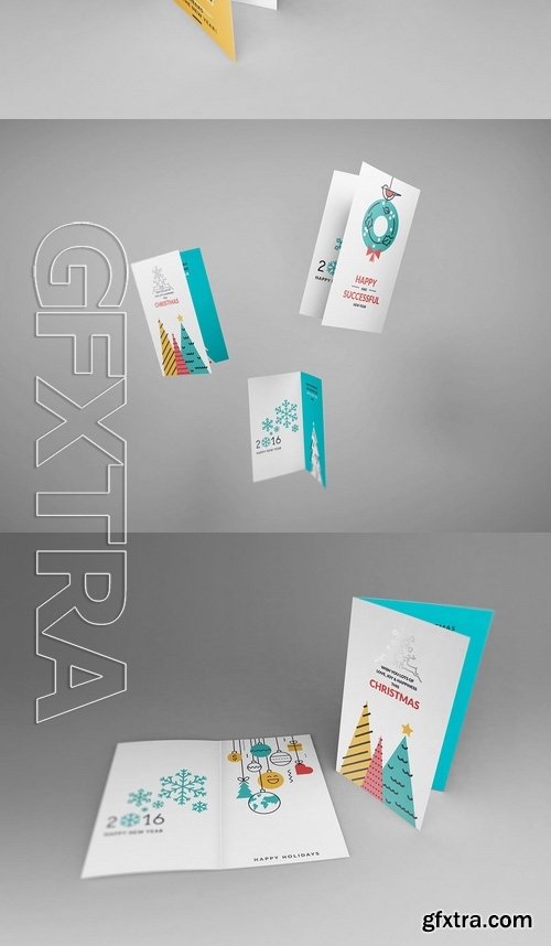 Invitation Greeting Card Mockups