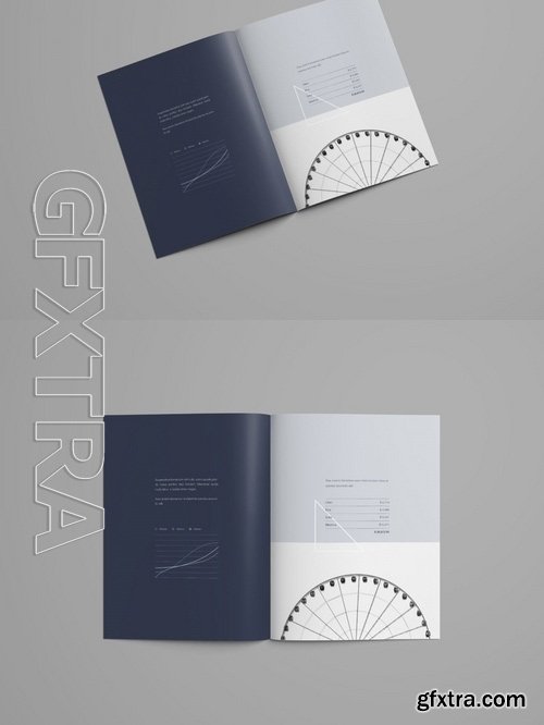 Letter Size Brochure Mockup