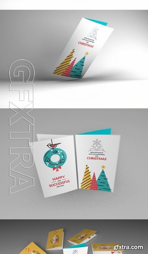 Invitation Greeting Card Mockups