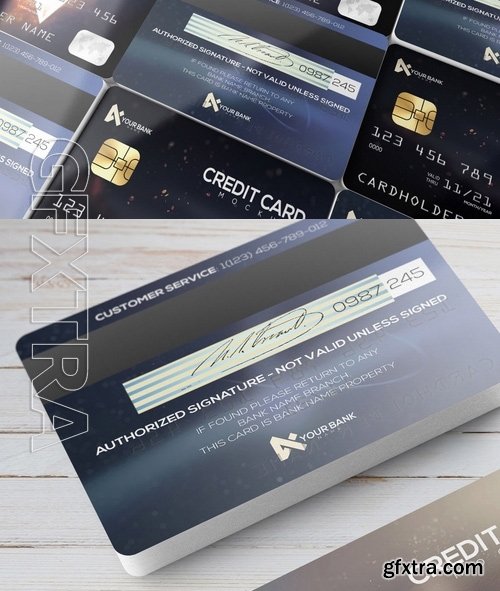 Membership Credit Cards Mockup