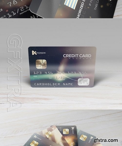 Membership Credit Cards Mockup