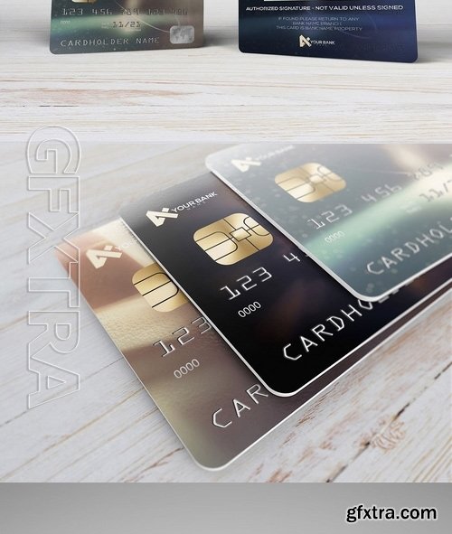 Membership Credit Cards Mockup