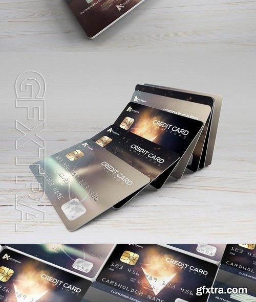 Membership Credit Cards Mockup