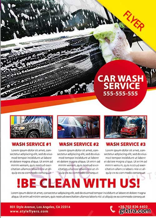 Car Wash PSD V3 Flyer Template