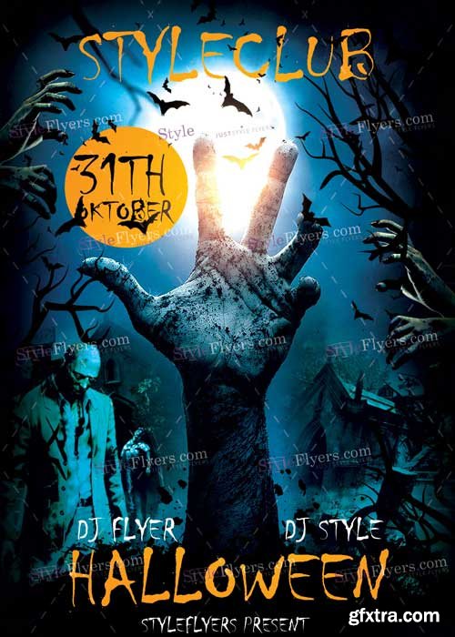 Halloween PSD V2 Flyer Template