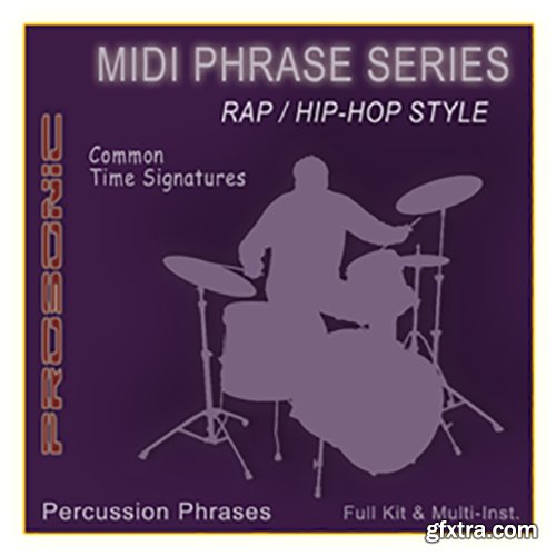 Prosonic Studios Rap and Hip-Hop Style Midi Drum Library MiDi-PiRAT