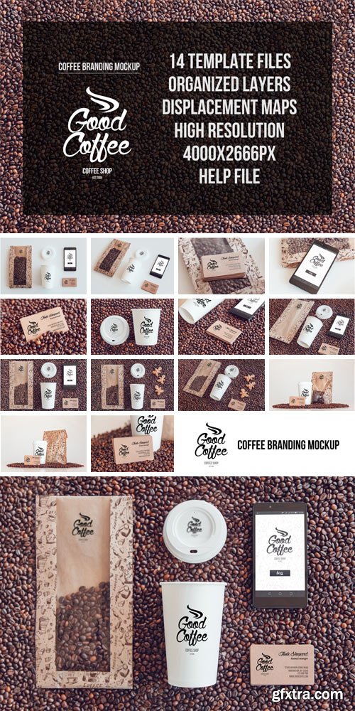 CM 878101 - Coffee Branding Mock-up