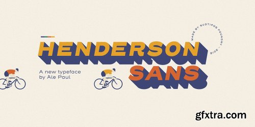 Henderson Sans Font Family - 28 Fonts