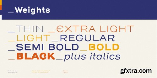 Henderson Sans Font Family - 28 Fonts