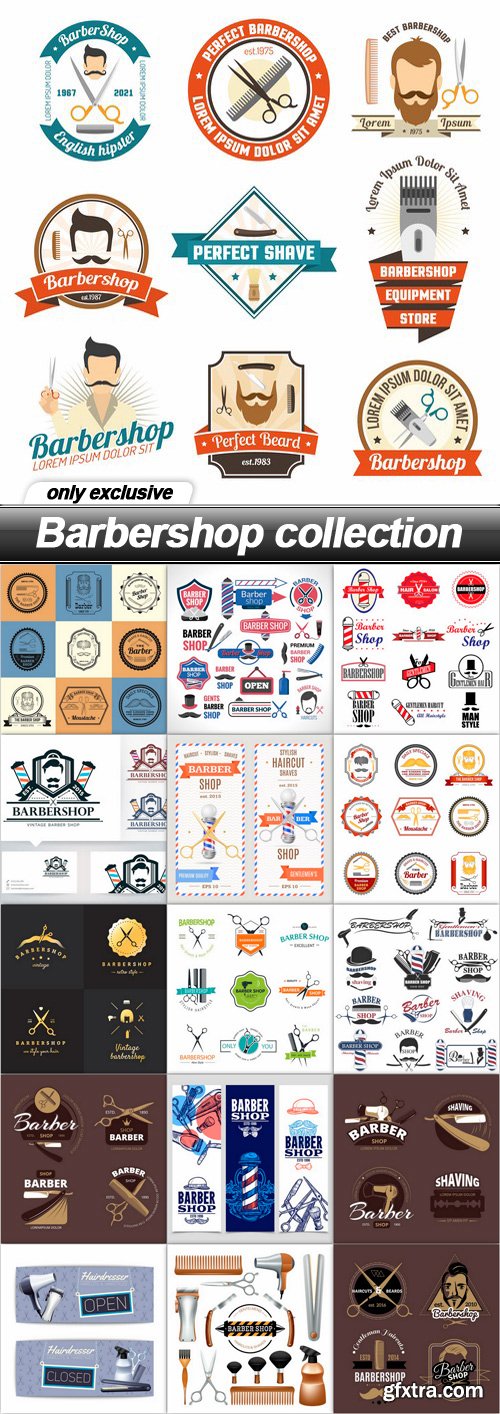 Barbershop collection - 16 EPS