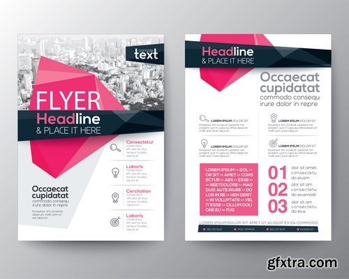 Corporate Templates of Brochures 6 - 15xEPS