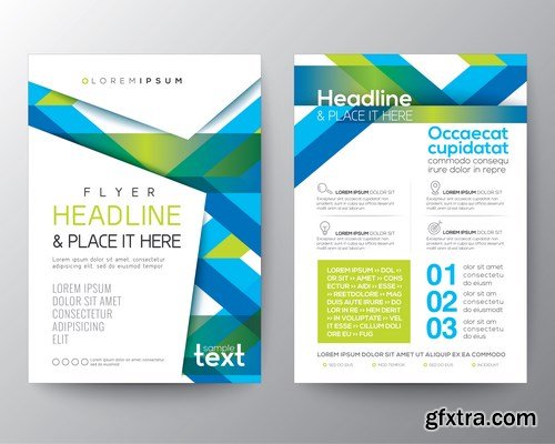 Corporate Templates of Brochures 6 - 15xEPS