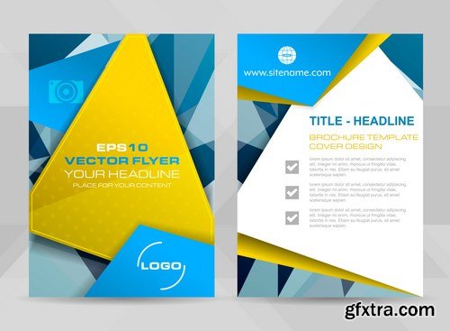 Corporate Templates of Brochures 6 - 15xEPS