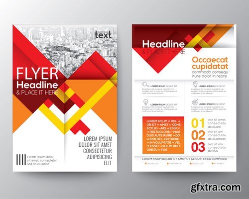 Corporate Templates of Brochures 6 - 15xEPS