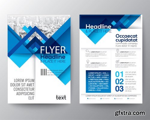 Corporate Templates of Brochures 6 - 15xEPS