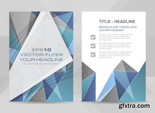 Corporate Templates of Brochures 6 - 15xEPS