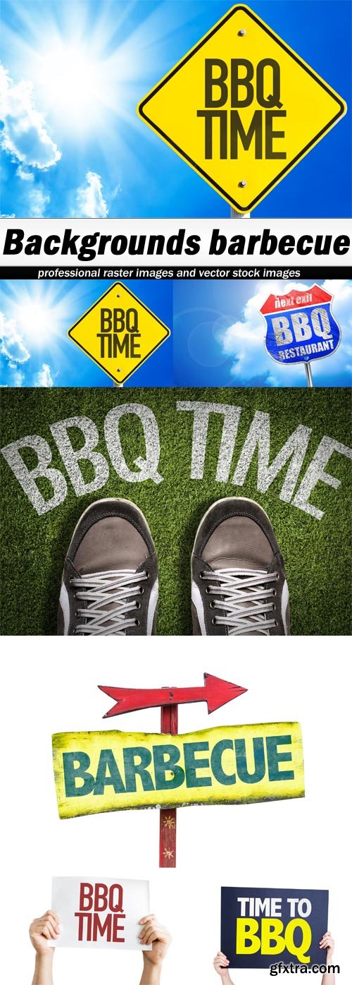 Backgrounds barbecue - 6 UHQ JPEG