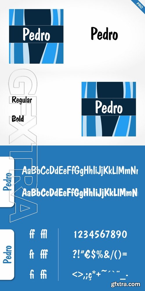 Pedro Pro - Both fonts: $14.99