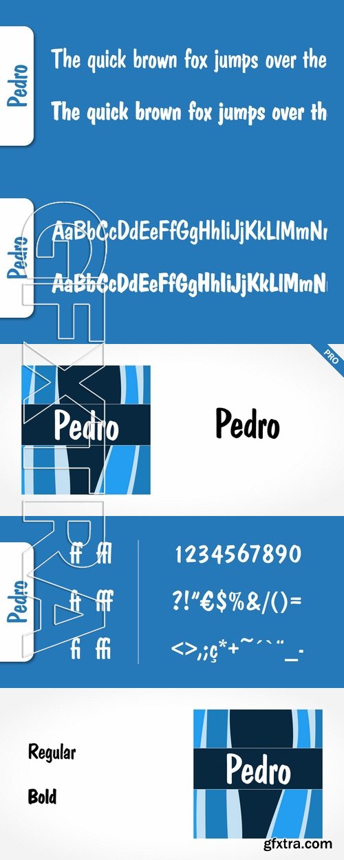 Pedro Pro - Both fonts: $14.99